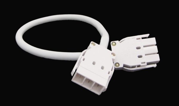 Interconnecting Cable 4000mm 3 Core – White – Q Office Furniture