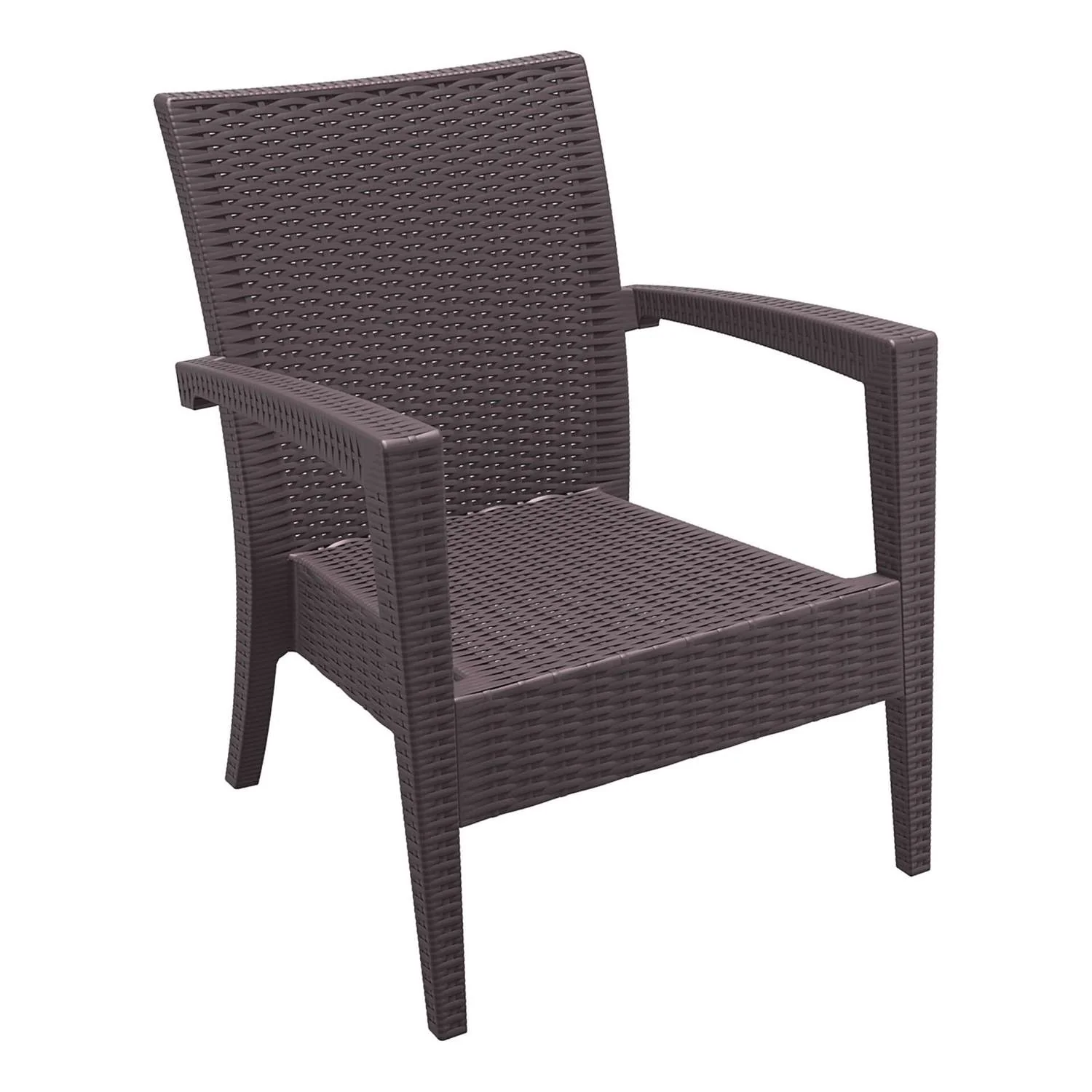Resin_Rattan_Miami_Tequila_Lounge_armchair_brown_front_side